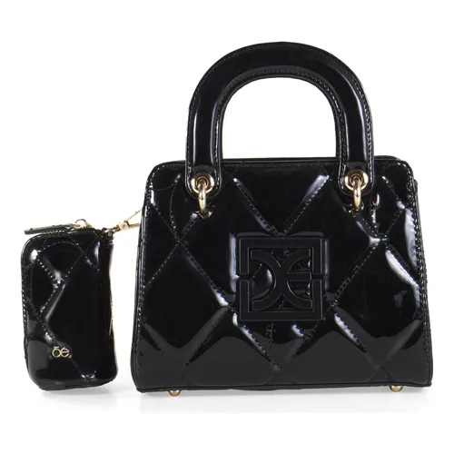 Bolsa de charol negra sale