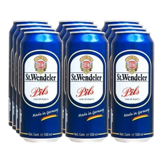 Cerveza Wendeler Pils 500 Ml X 12 Unidades