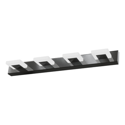 Aplique Pared 4 Luces Led Acero Cromo Deco Moderno Tz