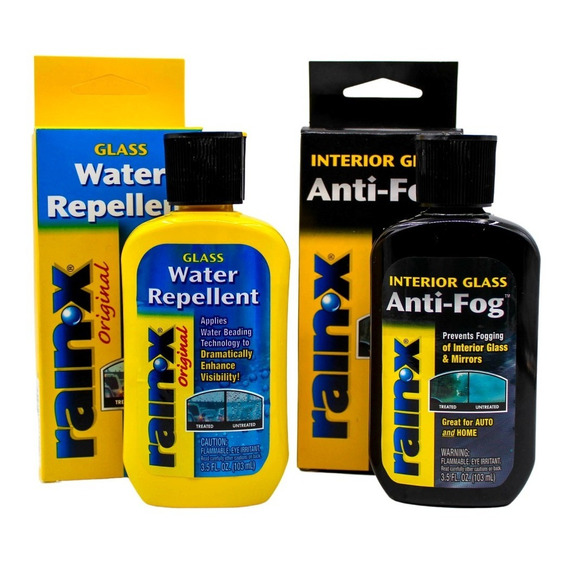 Kit Rain X Tratamiento Antilluvia Original Y Antiempañante