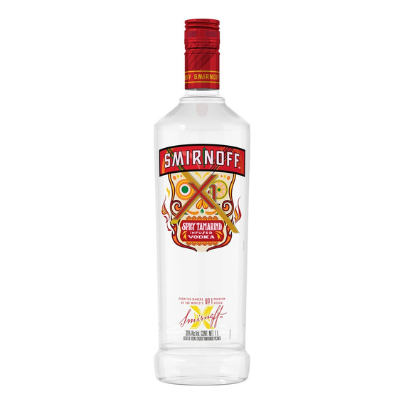 Vodka Spicy Smirnoff  Sabor Tamarindo 1000 Ml Sabor Tamarindo