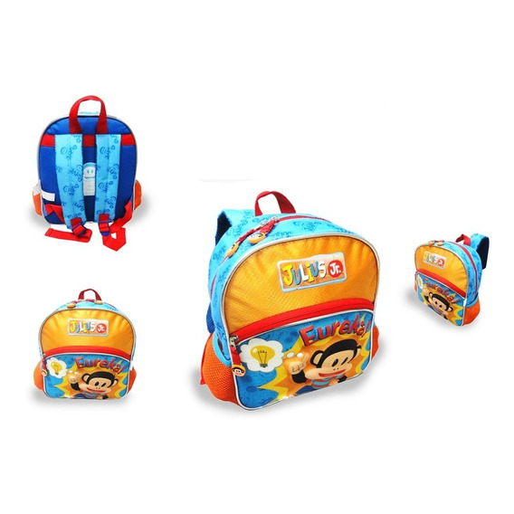 Mochilas Infantiles Niños Preescolar Mono Julius Arpelli