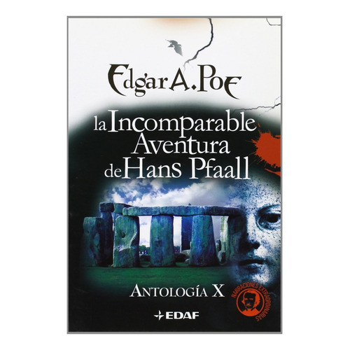 Incomparable Aventura De Hans Pfaall, De Edgar A. Poe. Editorial Edaf, Tapa Blanda, Edición 1 En Español