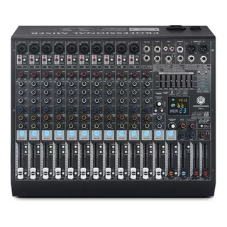 Mezcladora Profesional 12 Canales Winmix Dx12 Con Salidas Ex