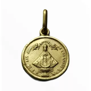 Medalla Oro 18k Virgen De San Juan De Los Lagos #1137 