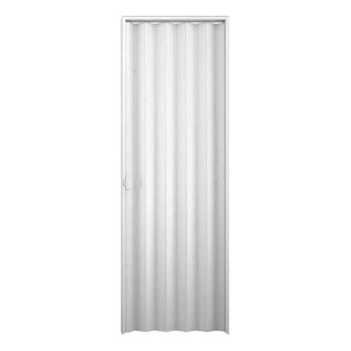 Puerta de acordeón de PVC 70x210 cm blanca - Plasbil Color White
