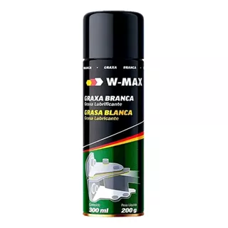 Graxa Branca Lubrificante Spray Rolamentos Eixos W-max 