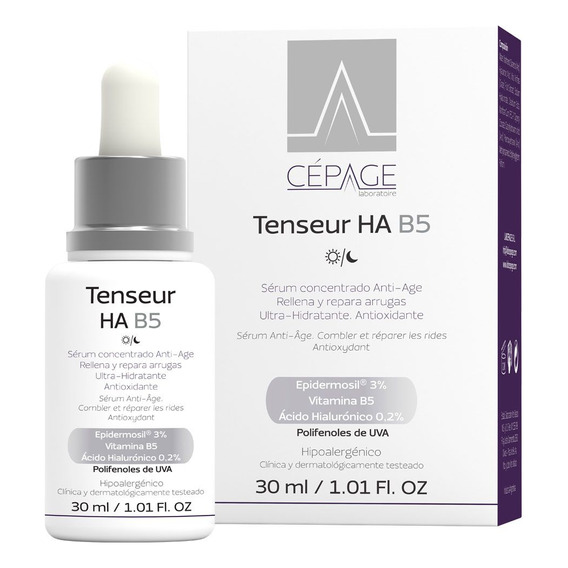 Cepage Tenseur Ha B5 Serum Concentrado Antiedad Antiage 30ml Tipo De Piel Sensible