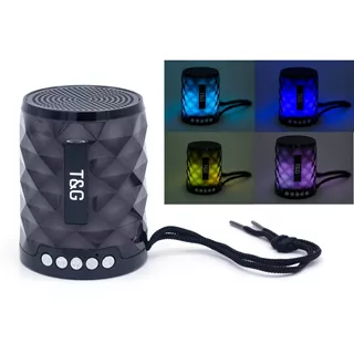 Parlante Bluetooth Tg-155 Con Luz Led