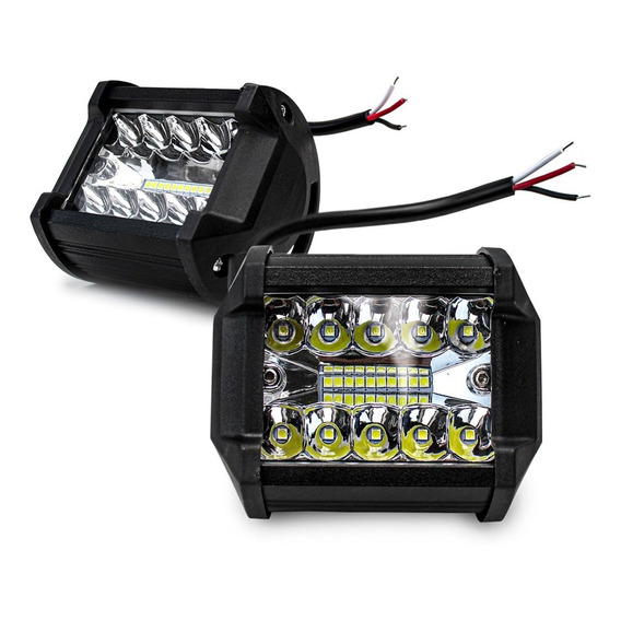 Par Faros 20 Led Dually Auxiliar Con Estrobo 