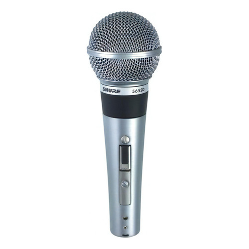 Microfono Bobina Movil 565sd-lc Shure Color Gris