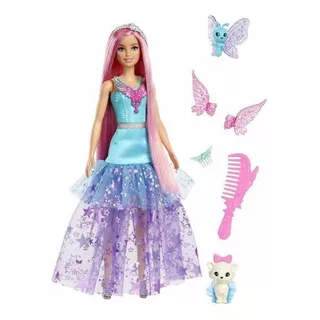 Barbie Muñeca Malibu Mascotas Cuento De Hadas Fantasía Magic