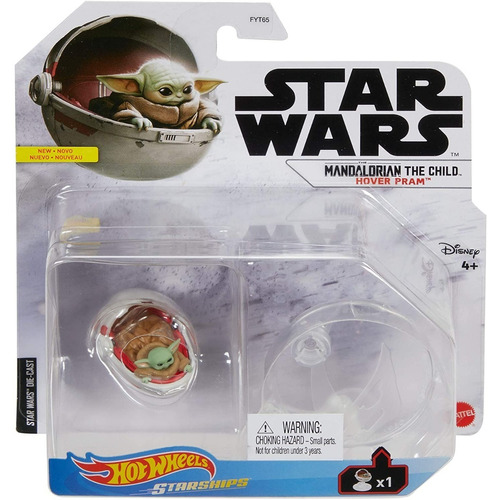Baby Yoda The Mandalorian Star Wars Hover Pram Hot Wheels