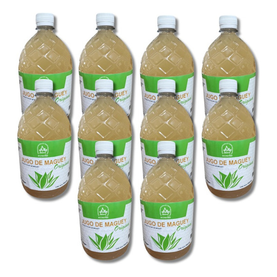 Jugo De Maguey Silvestre El Original 100% Puro 10 Pzas