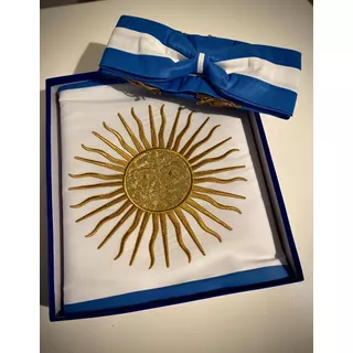 Bandera De Ceremonia Argentina Reglamentaria Con Moño