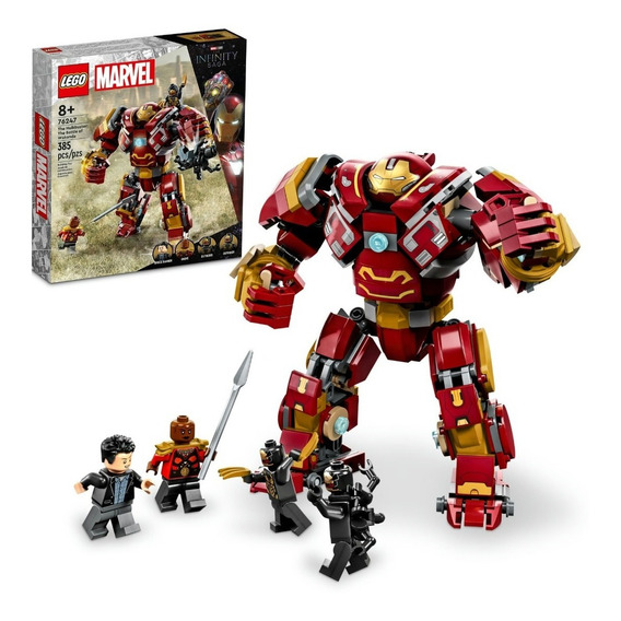 Kit Lego Marvel Hulkbuster Batalla De Wakanda 76247 385 Pzas