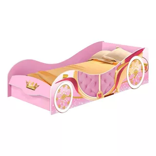 Cama Auto 1 Plaza - Diseño Carruaje - Dormitorio Infantil