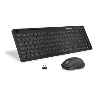 Redlemon 79765 Teclado Y Mouse Inalámbrico Con Receptor Usb 