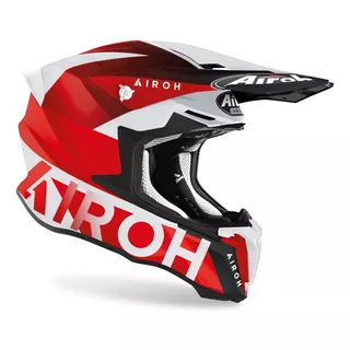 Capacete Airoh Twist 2.0 Lift Vermelho/branco