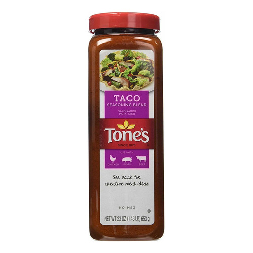 Sazonador Taco Seasoning Tones 653g