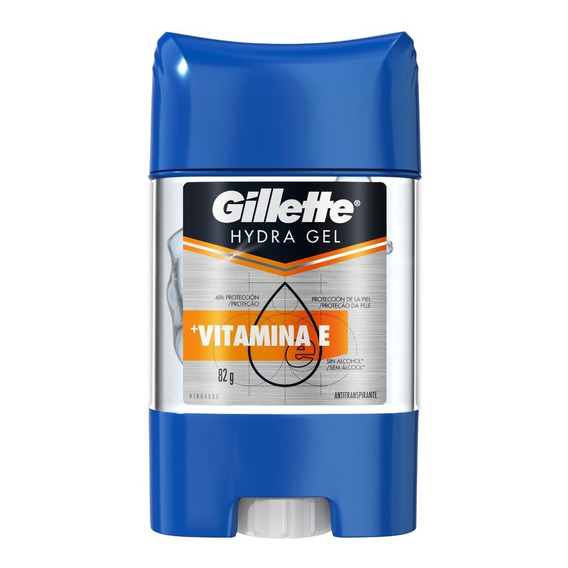 Gillette Hydra Gel Vitamina E Desodorante En Gel Hombre 82g Fragancia Vitamina E