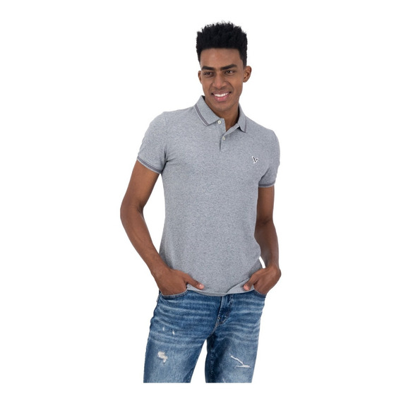 Camisa Polo De Piqué Slim Fit Para Hombre American Eagle