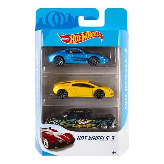 Hot Wheels Pack X3 Autos Coleccionable Original Mattel