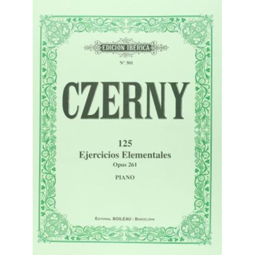 125 Ejercicios Elementales Op.261 / Carl Czerny