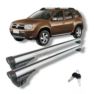 Barra Porta Equipaje Aluminio Renault Duster Con Barra Fina