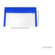 Envelope Plástico Horizontal Com Zíper 14x20