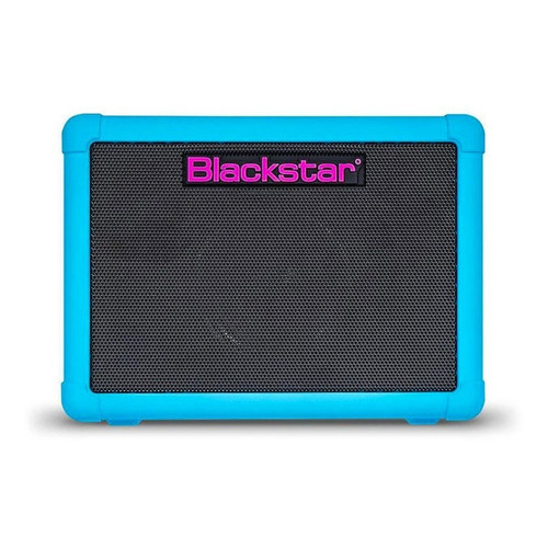 Amplificador Blackstar Fly 3 Neon Blue Guitarra Eléctrica Color Celeste