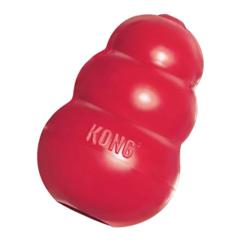 Kong Classic Xl Juguete Rellenable D Snack Alimento P/ Perro Color Rojo
