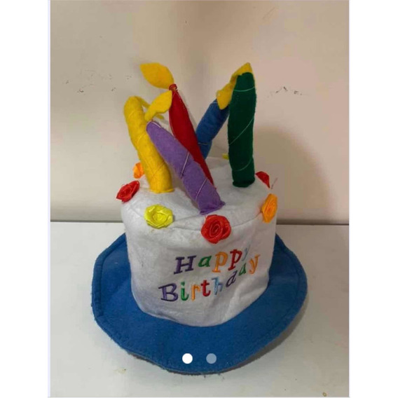 Sombrero De Feliz Cumpleaños Talla Unica