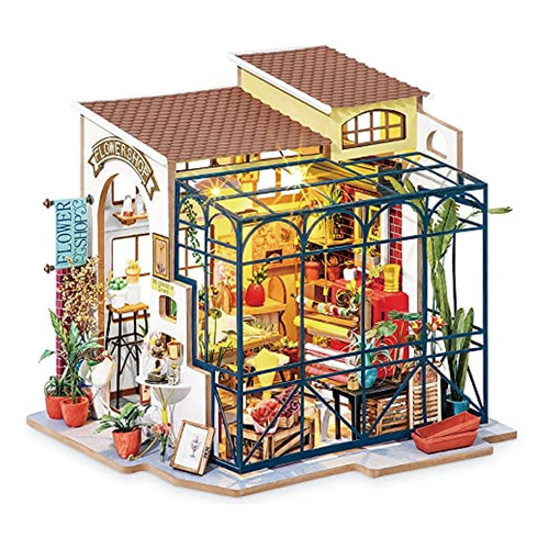 Rolife Diy Kit De Casa De Muñecas En Miniatura Con Muebles