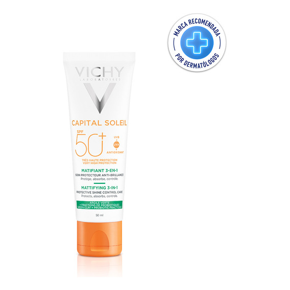 Protector Solar Vichy Protege Matifica Purifica Fps50+ 50ml