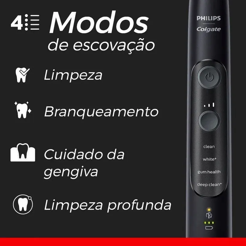 Escova De Dente Elétrica Sonicpro 70 Philips Colgate 8