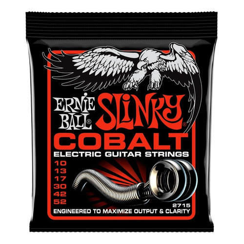 Encordado Electrica Ernie Ball 2715 Slinky Cobalt 10 - Plus