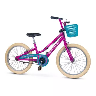 Bicicleta Nathor 20 Lovely Rosa Infantil 5 A 8 Anos Menina