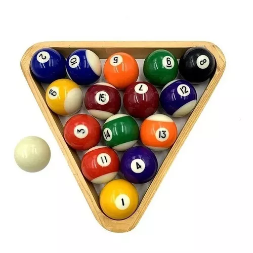 Jogo Bolas De Bilhar /sinuca /snooker 55 Mm