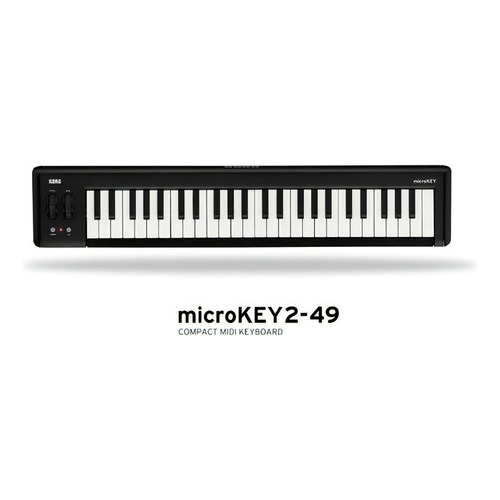 Controlador de teclado Korg Microkey2 49 Bk Bk