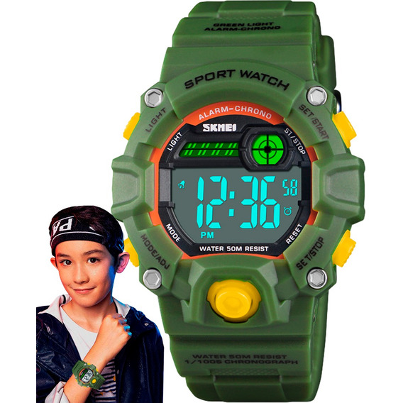 Reloj Skmei 1484 Niño Moda Shock Deporte Cronómetro Acuático