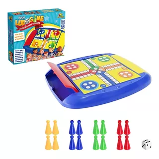 Jogo De Estratégia Brinquedo Tabuleiro Infantil Ludo 19 Peça