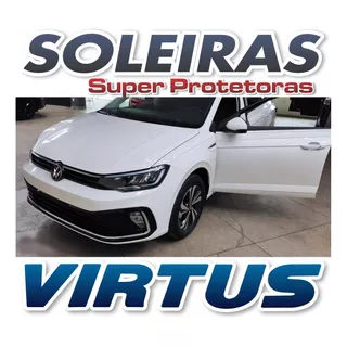 Kit Vw Virtus 2023 2024 Soleira Das Portas + Mala + Maçaneta