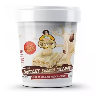 Pasta De Amendoim Integral Chocolate Branco Crocante 1kg 