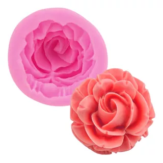 Forma Molde Silicone Sabonete Resina Mini Rosa Rose Flor