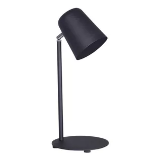 Velador Moderno Blanco/negro/plata Led E27 Vg