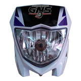 Faro Completo Con Cubierta De Faro Azul Bl Para Moto Xtz125 