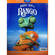Rango / Blu Ray Slipcover / Johnny Depp / 2011