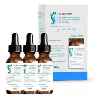 Fungifeet Antimicótico E Regenerador De Unhas Com 3 Unidades