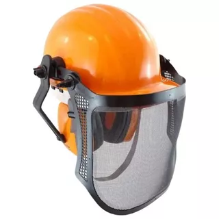 Capacete Roçador Com Protetor Facial 7p Abaf 24db Tecmater